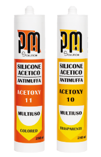 Silicone acetico antimuffa